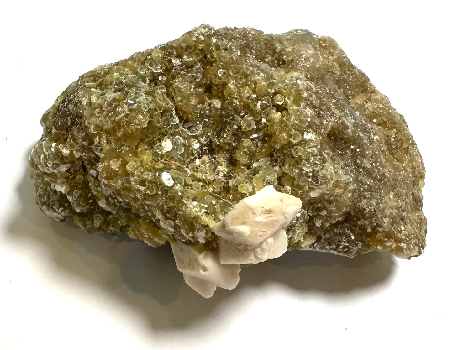 Golden Mica with Amethyst & Albite Specimen 2½" × 1¾" #NC7919