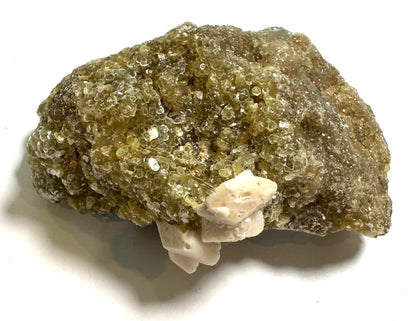 Golden Mica with Amethyst & Albite Specimen 2½" × 1¾" #NC7919