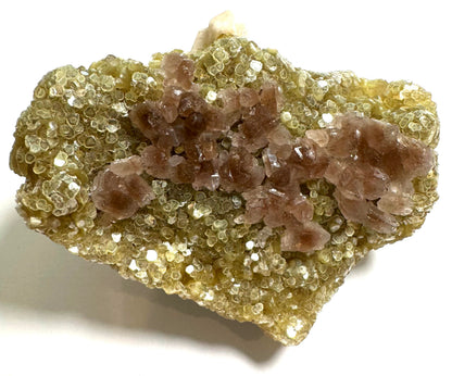 Golden Mica with Amethyst & Albite Specimen 2½" × 1¾" #NC7919