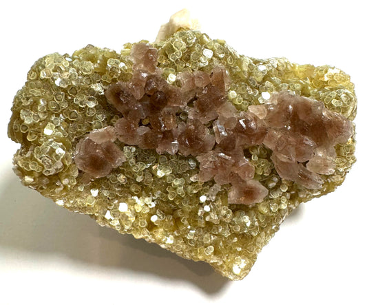 Golden Mica with Amethyst & Albite Specimen 2½" × 1¾" #NC7919