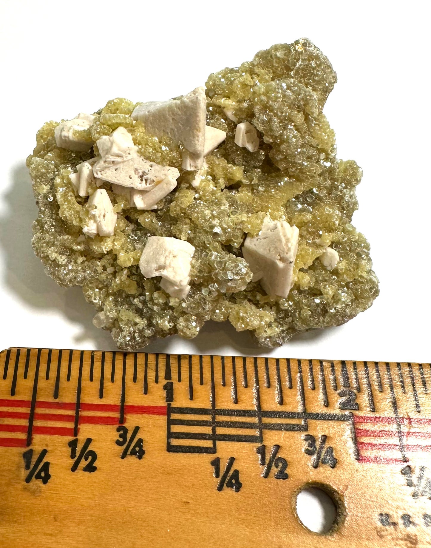 Golden Mica with Albite Feldspar Specimen 2½" × 1¾" #NC7920