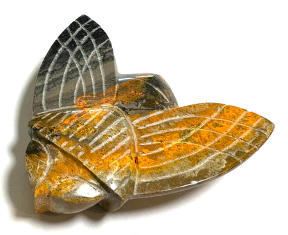 Hand Carved Bumblebee Jasper Bumblebee 2½ x 2 Inches #NC7694