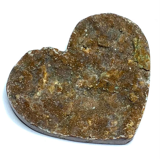 One of a kind Natural Rough Cut Chrysoprase Druzy Cabochon-50 x 44 x 10mm (CAB4590)