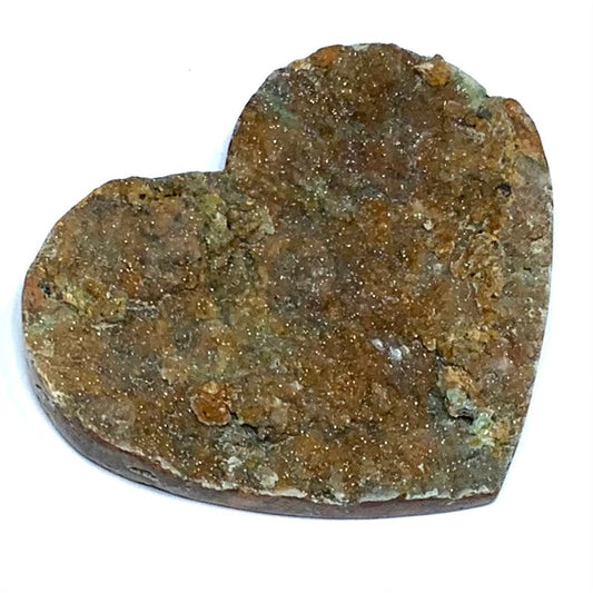 One of a Kind Natural Rough Cut Chrysoprase Druzy Cabochon-49 x 43 x 9mm (CAB4593)