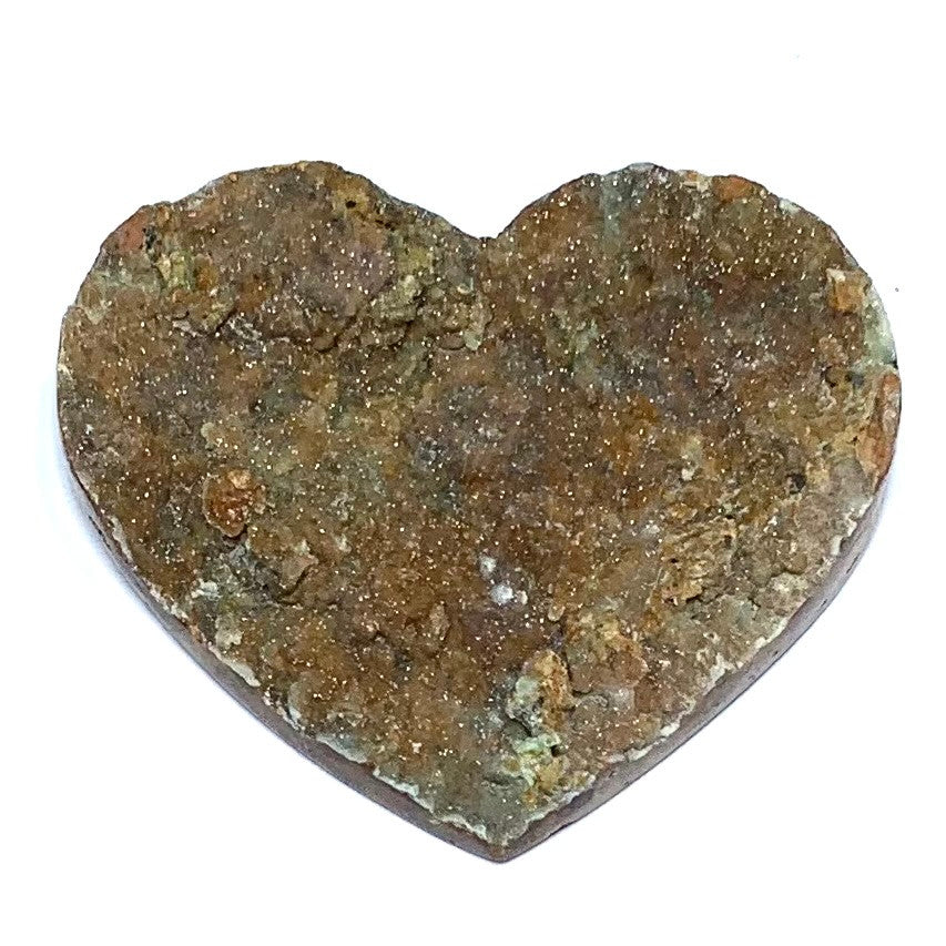 One of a Kind Natural Rough Cut Chrysoprase Druzy Cabochon-49 x 43 x 9mm (CAB4593)