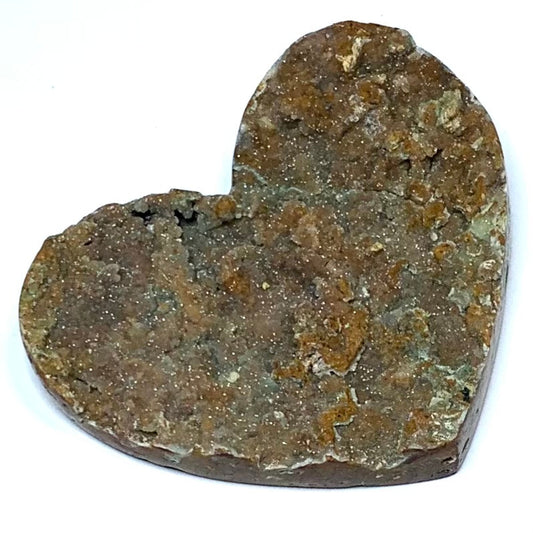 One of a Kind Natural Rough Cut Chrysoprase Druzy Cabochon-53 x 47 x 12mm (CAB4597)
