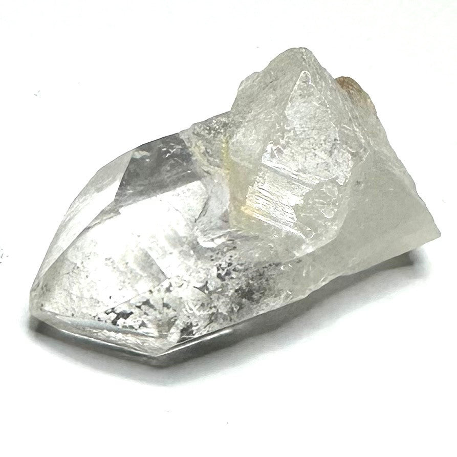 "Penetrator" Manifestation Quartz Crystal with Rainbow Inclusions Pocket Stone-1 1/2 x 3/4"-NC7324