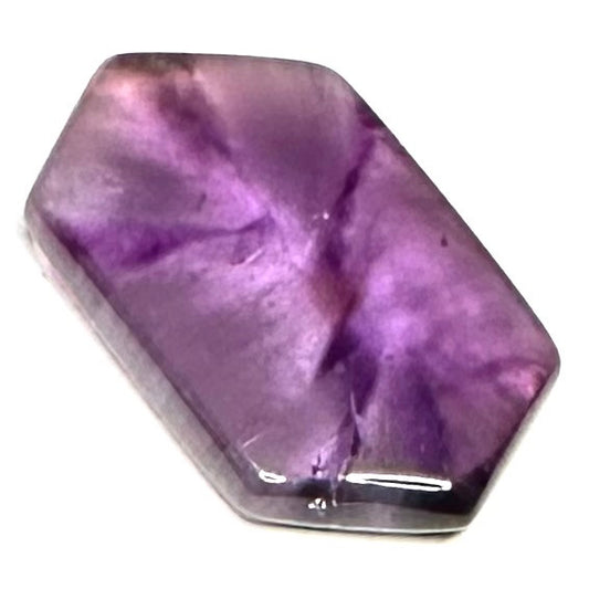 RARE-One of a Kind Trapiche Amethyst Slice-40 x 25mm (NC5983)
