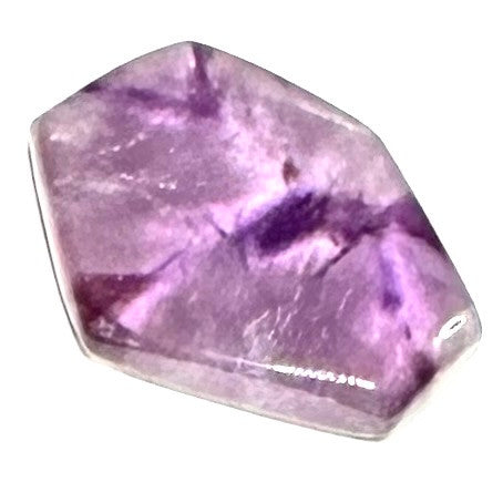 RARE-One of a Kind Trapiche Amethyst Slice-36 x 28mm