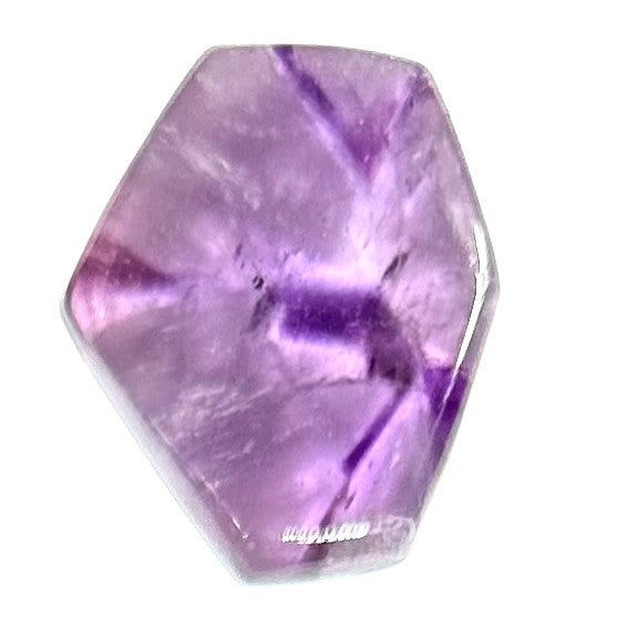 RARE-One of a Kind Trapiche Amethyst Slice-36 x 28mm