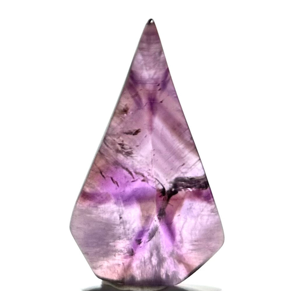 RARE-One of a Kind Trapiche Amethyst Slice-53 x 30mm
