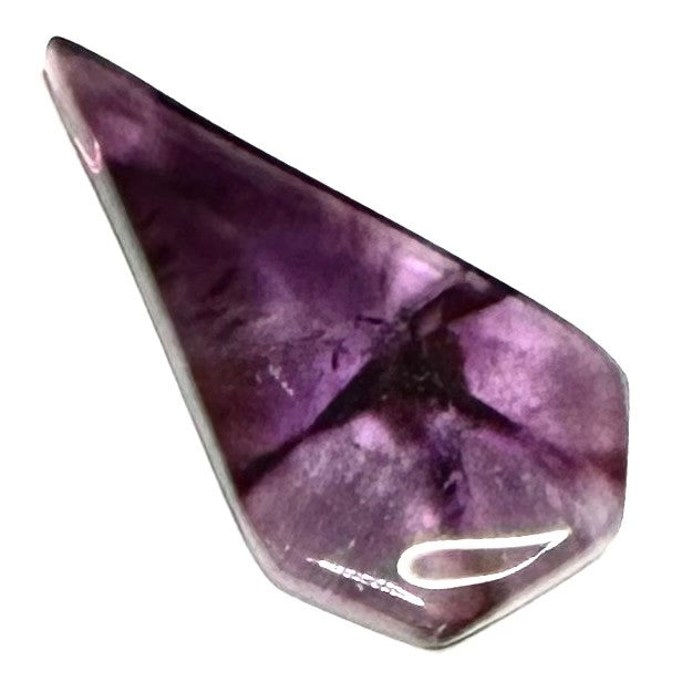 RARE-One of a Kind Trapiche Amethyst Slice-53 x 30mm