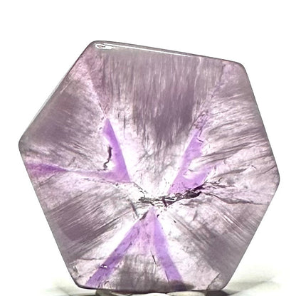 RARE-One of a Kind Trapiche Amethyst Slice-39 x 33mm