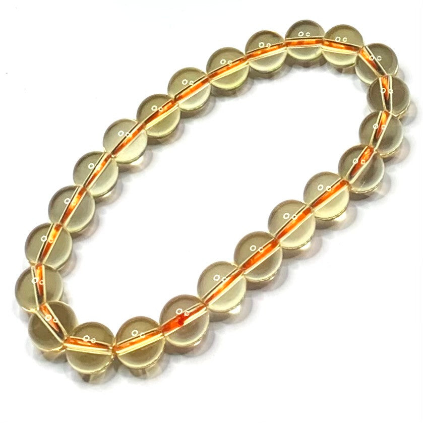 Citrine Mala Bead Bracelet-8mm (NC4630)