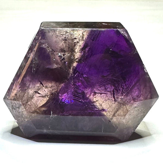 One of a Kind Quality Ametrine with Rainbow Inclusions Freeform Stone-58 x 44 x 24mm (NC6026)