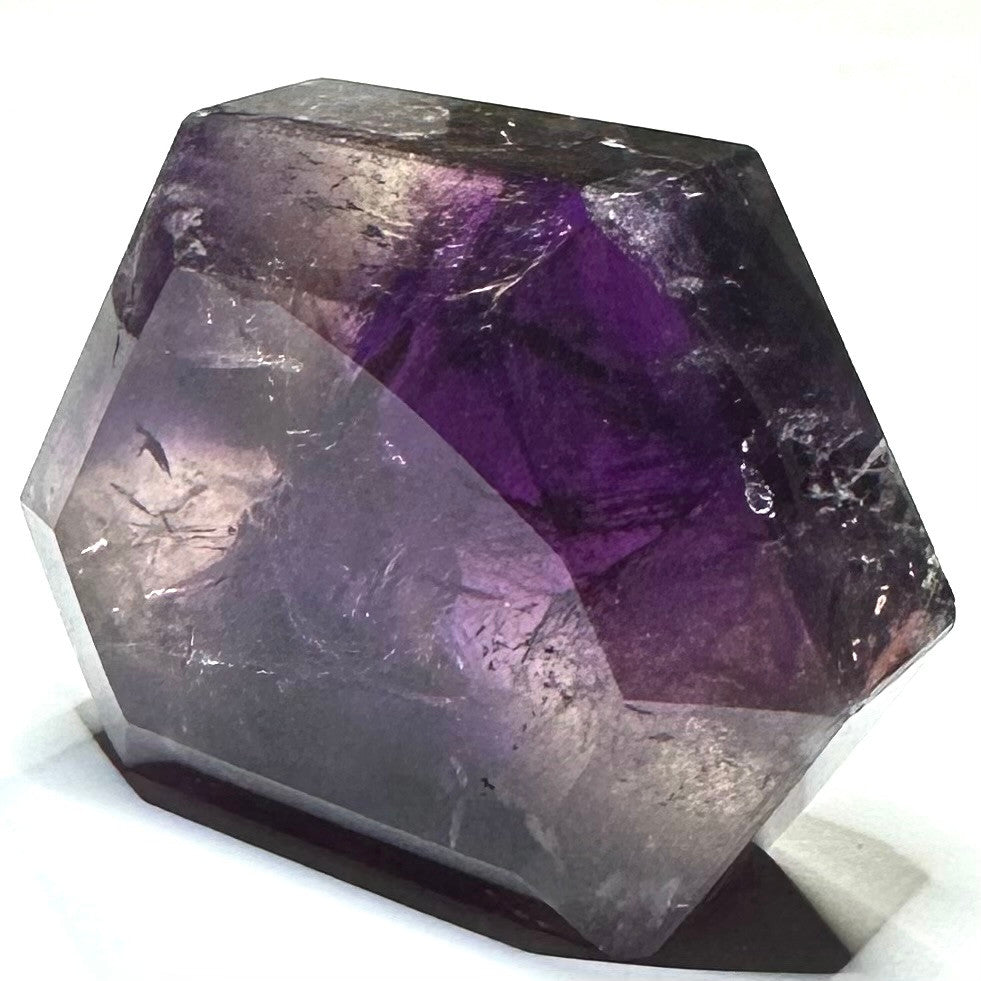 One of a Kind Quality Ametrine with Rainbow Inclusions Freeform Stone-58 x 44 x 24mm (NC6026)