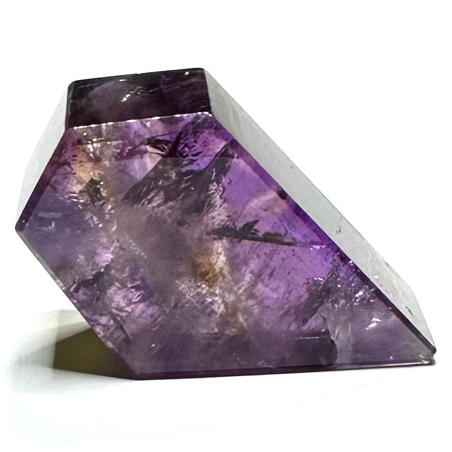 One of a Kind Quality Ametrine with Rainbow Inclusions Freeform Stone-40 x 26 x 14mm (NC6032)