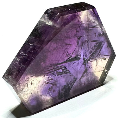 One of a Kind Quality Ametrine with Rainbow Inclusions Freeform Stone-70 x 52 x 12mm (NC6034)