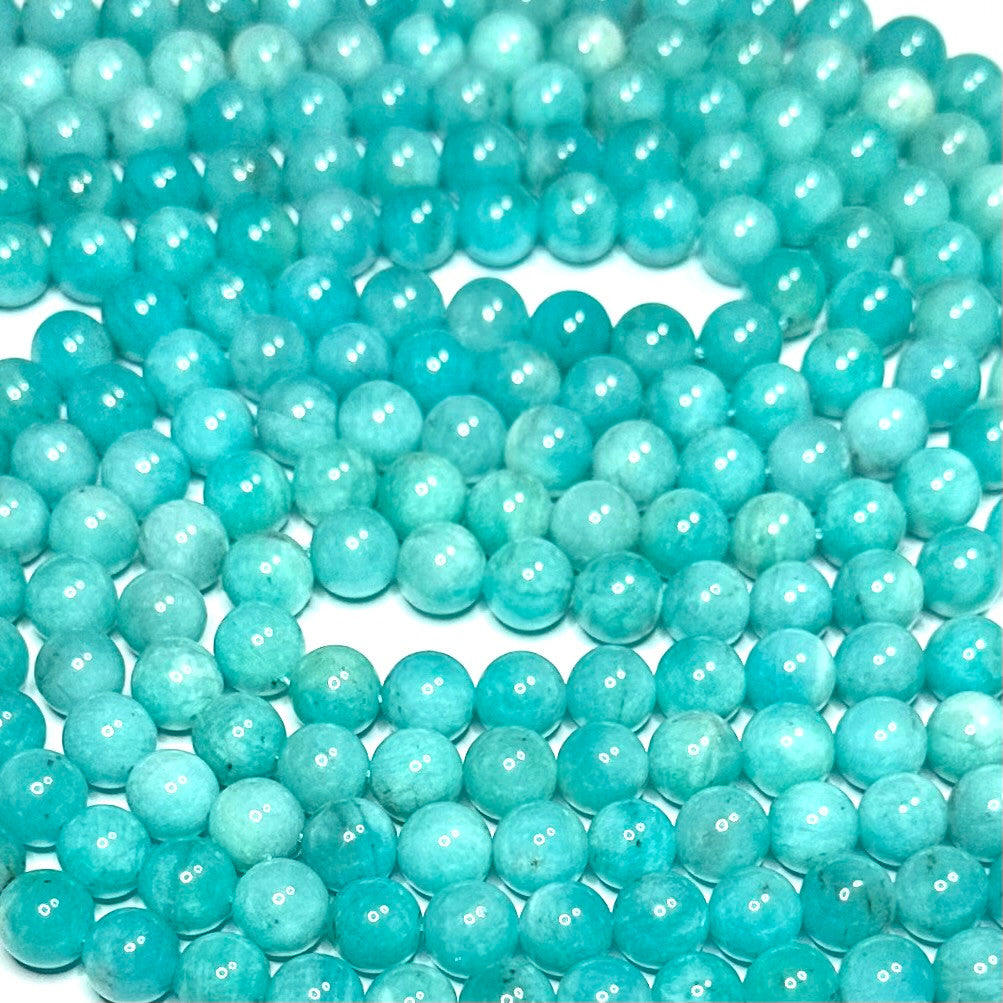 Amazonite Highly Polished Round Beads-8mm (SP5115)