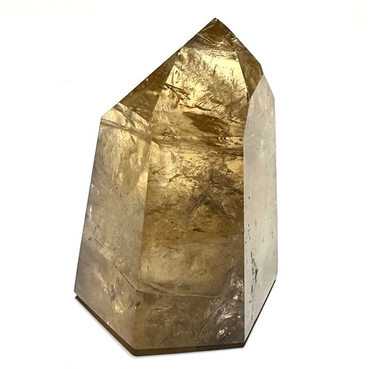 One of a Kind Citrine with Rainbow Inclusions Tower Stone