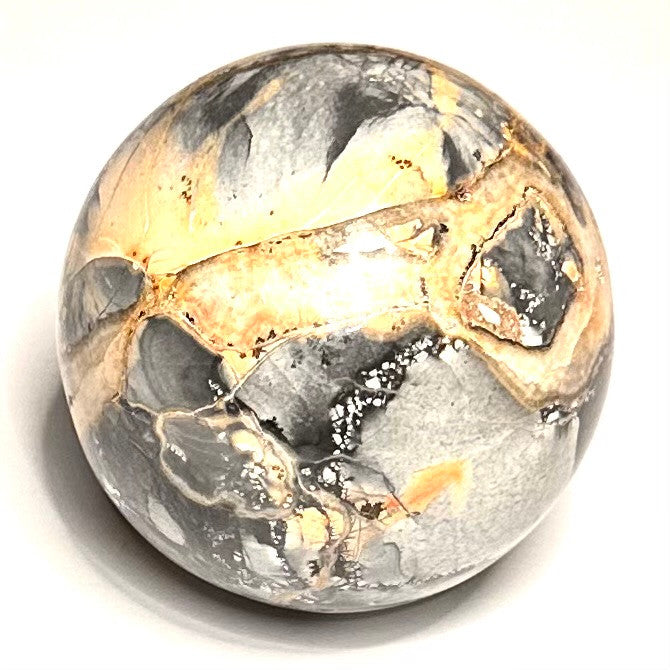 One of a Kind Maligano Jasper Stone Sphere-2" (NC5152)