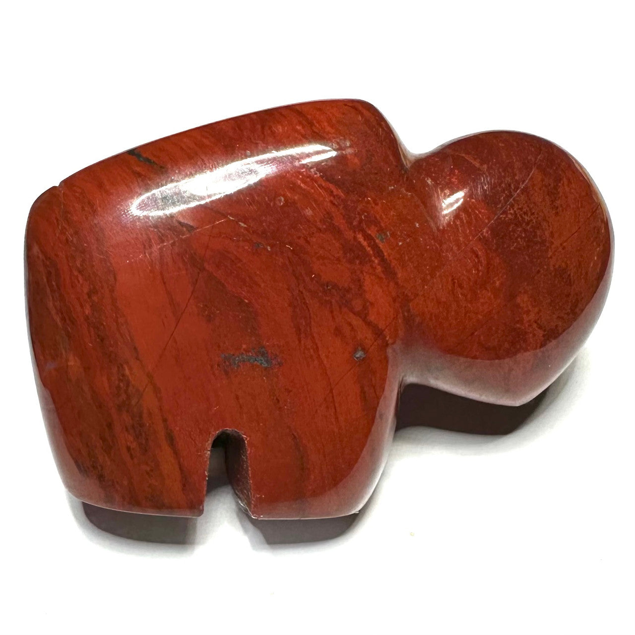 One of a Kind Hand Carved Fetish Buffalo Stone-3 1/4 x 2 1/4" (NC5164)