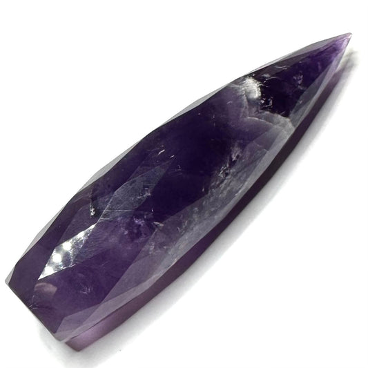 RARE-Amethyst Faceted Teardrop Stone Tower-4 1/2 x 3/4" (NC5172) 