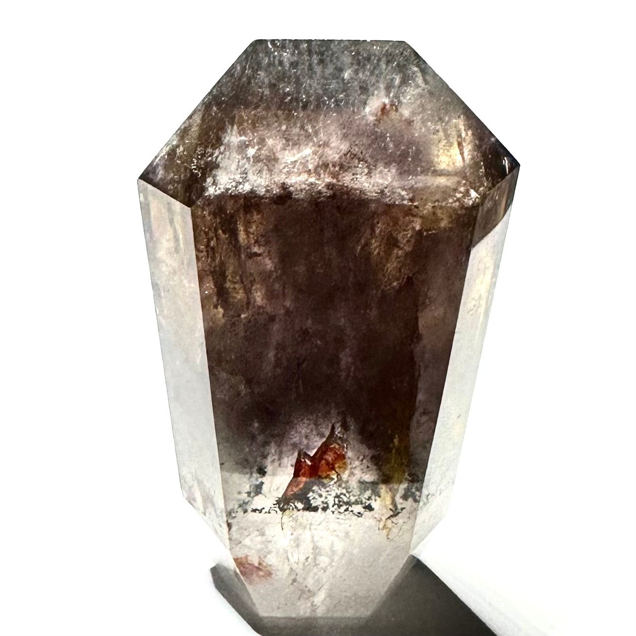 RARE-One of a Kind Ametrine with Hematite and Dendrites Tower-2 3/4 x 1 1/2" (NC6068)