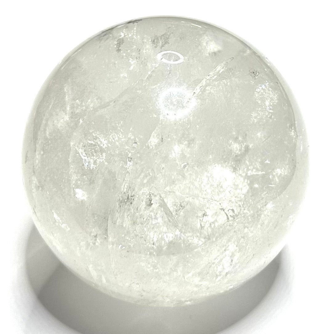 One of a Kind Quartz Crystal Rainbow Stone Sphere-3 1/2" (NC5184)