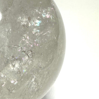 One of a Kind Quartz Crystal Rainbow Stone Sphere-3 1/2" (NC5184)