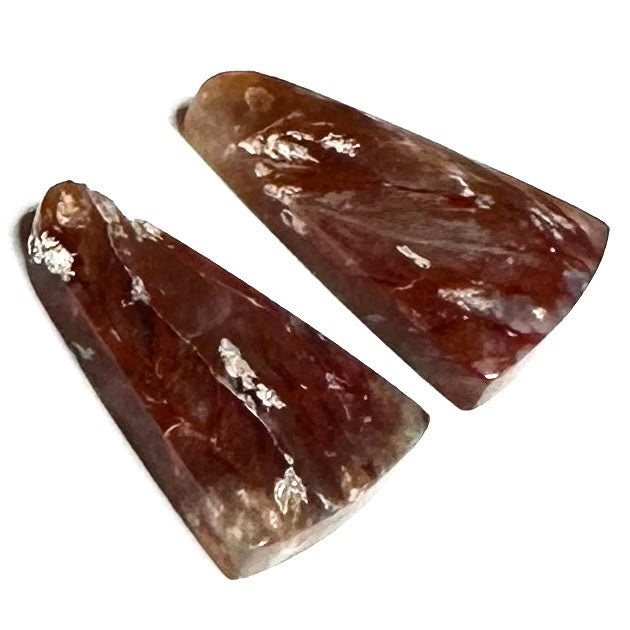 One of a Kind Plume Agate Earring/Pendant Pair-22 x 15mm (SP5203)
