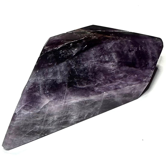 RARE-One of a Kind Trapiche Amethyst with Rainbow Inclusions Point-3 1/4 x 1 1/2" (NC6083)