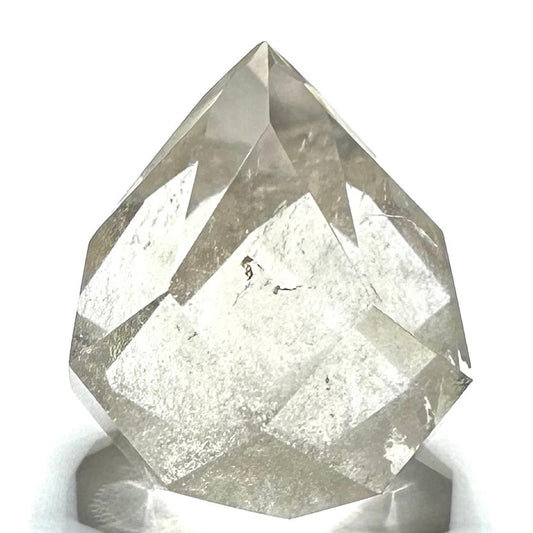 One of a Kind Crystal Quartz with Rainbow Inclusions Point-1 1/2 x 1 1/2" (NC6091)