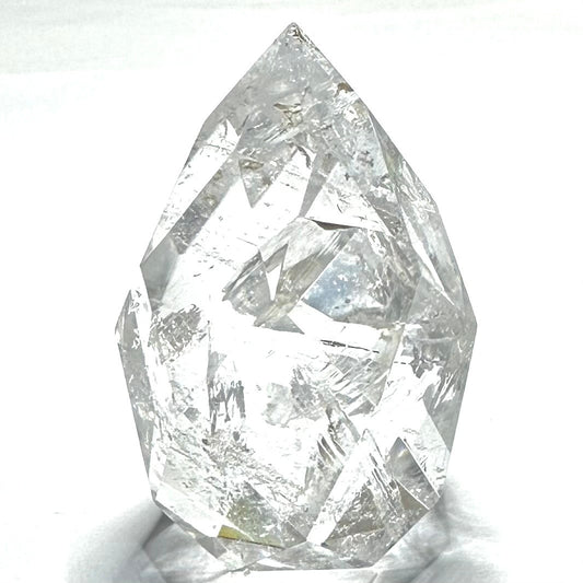 One of a Kind Crystal Quartz with Rainbow Inclusions Point-2 x 1 1/2" (NC6092)