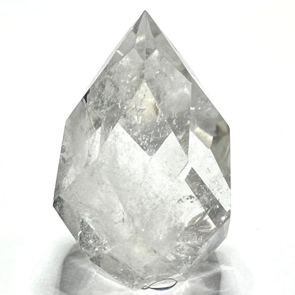 One of a Kind Crystal Quartz with Rainbow Inclusions Point-1 3/4 x 1 1/4"