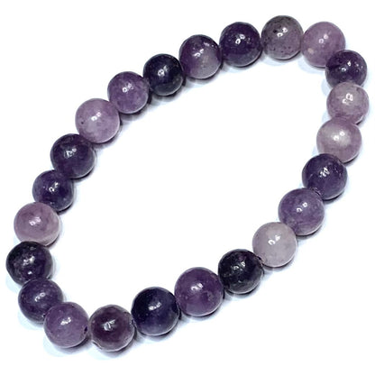 Lepidolite Mala Bead Bracelets-8mm (NC4771)