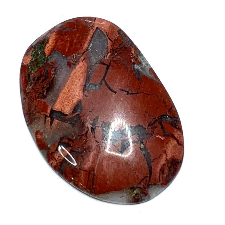 One of a Kind Red Creek Jasper Free Form Cabochon-36 x 24mm-CAB3460 (CAB3460)