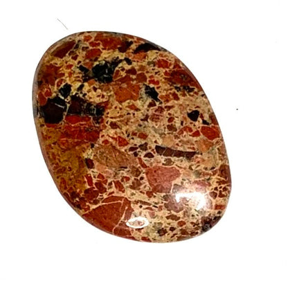 One of a Kind Red Creek Jasper Free Form Cabochon-34 x 23mm-CAB3474 (CAB3474)