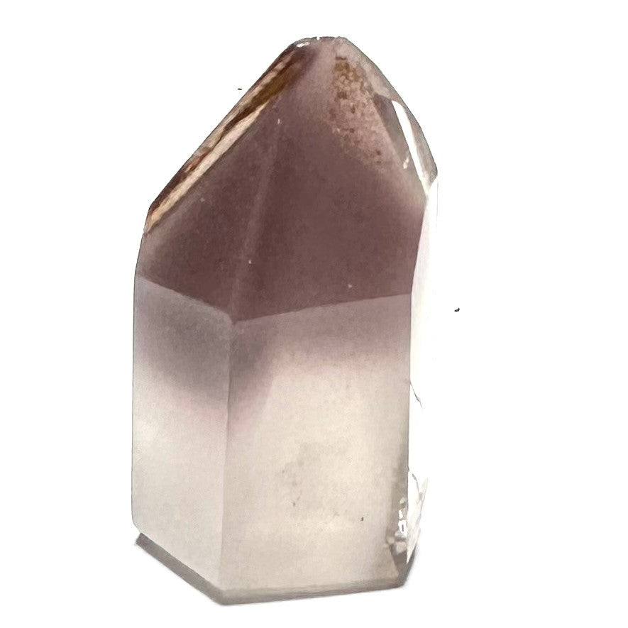 One of a Kind Pink Lithium Quartz with Rainbow Inclusions Stone Tower-1 1/2 x 3/4"