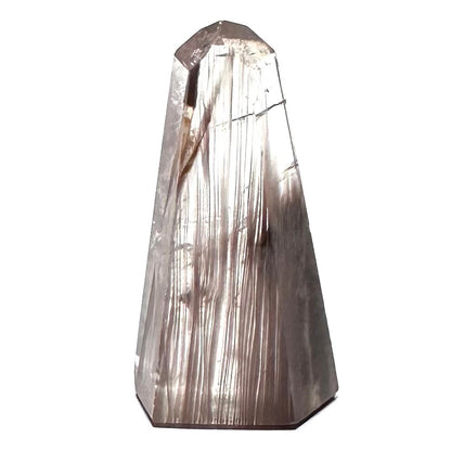 One of a Kind Pink Lithium Quartz with Rainbow Inclusions Stone Tower-1 1/2 x 3/4"-NC6144
