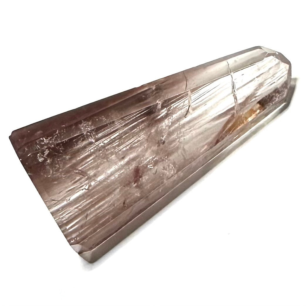 One of a Kind Pink Lithium Quartz with Rainbow Inclusions Stone Tower-1 1/2 x 3/4"-NC6144