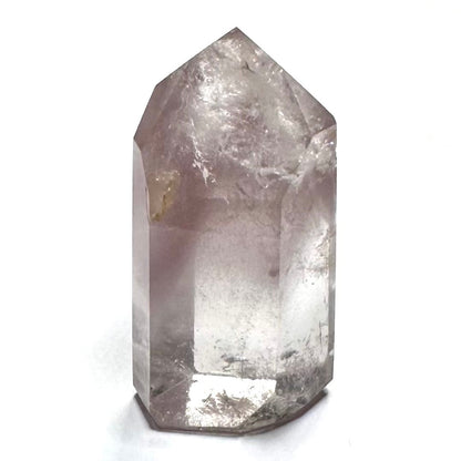 One of a Kind Pink Lithium Quartz with Rainbow Inclusions Stone Tower-1 1/2 x 3/4"-NC6146