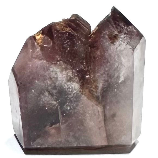 One of a Kind Pink Lithium Quartz with Rainbow Inclusions Double Terminated Mini Stone Tower-1 1/4 x 1"