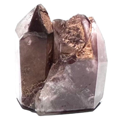 One of a Kind Pink Lithium Quartz with Rainbow Inclusions Double Terminated Mini Stone Tower-1 1/4 x 1"