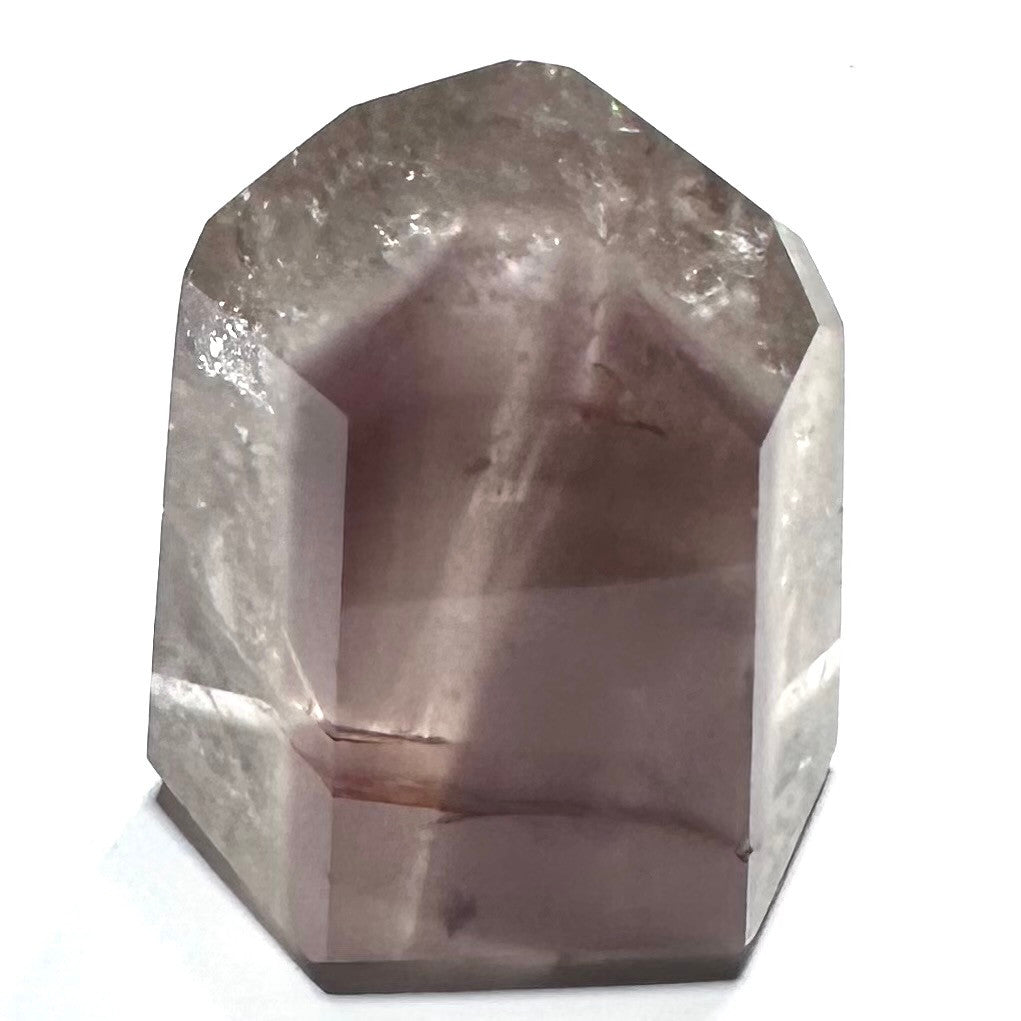 One of a Kind Pink Lithium Quartz with Rainbow Inclusions Mini Stone Tower-1 1/2 x 1"-NC6152