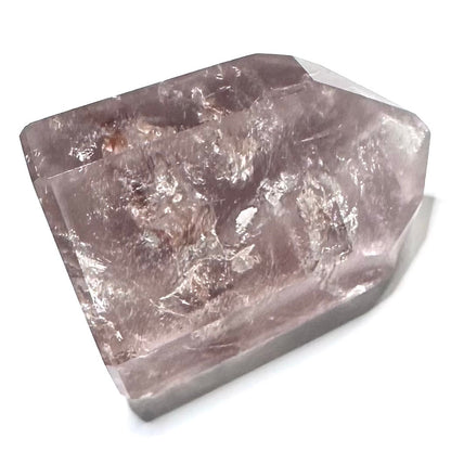 One of a Kind Pink Lithium Quartz with Rainbow Inclusions Mini Stone Tower-1 1/2 x 1"-NC6152