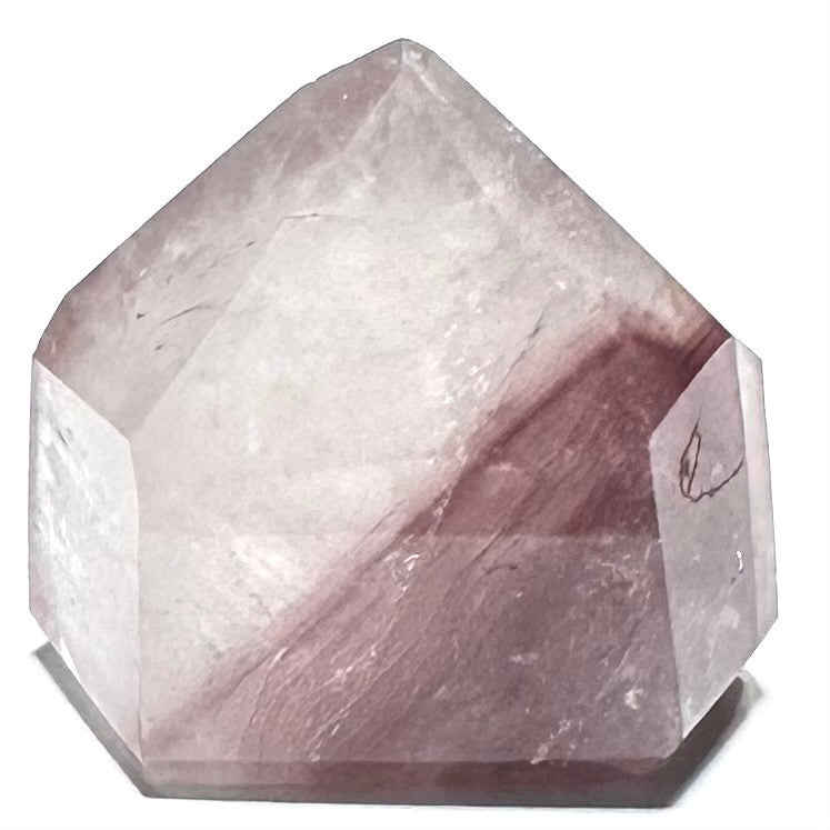 One of a Kind Pink Lithium Quartz with Rainbow Inclusions Mini Stone Tower-1 x 1"-NC6154