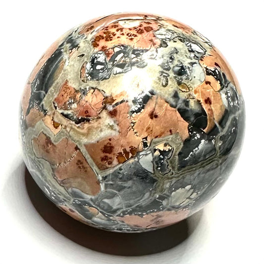 One of a Kind Maligano Jasper Stone Sphere-1 3/4"-NC5252 (NC5252)