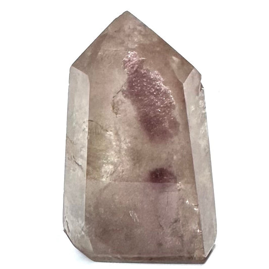 One of a Kind Pink Lithium Quartz with Rainbow Inclusions Mini Stone Tower-1 1/2 x 1"
