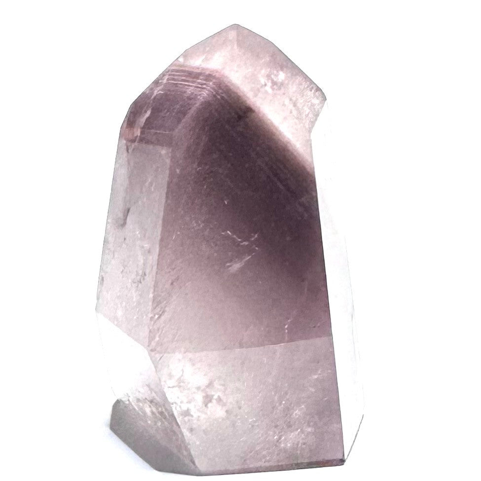 One of a Kind Pink Lithium Quartz with Rainbow Inclusions Mini Stone Tower- 1 3/4 x 1 1/4"